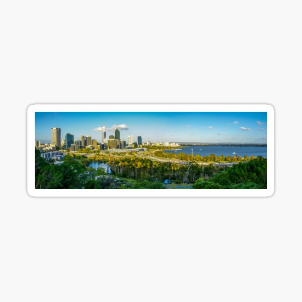 Item preview, Perth City Skyline, Western Australia designed and sold by rossacampbell.