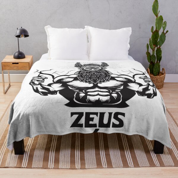 Item preview, Zeus Flex - Powerful Greek God Lightning Design designed and sold by SpendieSellers.