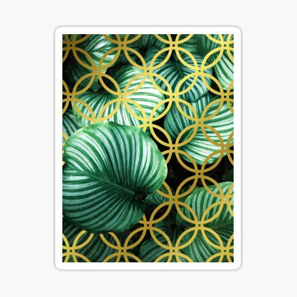 Item preview, Leaves Geometric Modern Illustration designed and sold by Alemi.