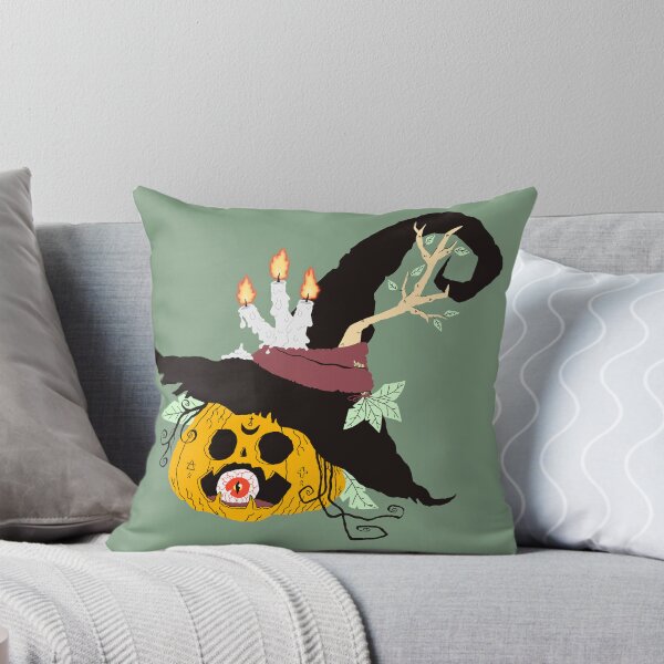 Item preview, Pumpkin with a witch hat designed and sold by luridmint.