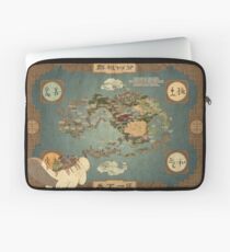 Avatar the Last Airbender Map Books 1-3 High Quality Laptop Sleeve