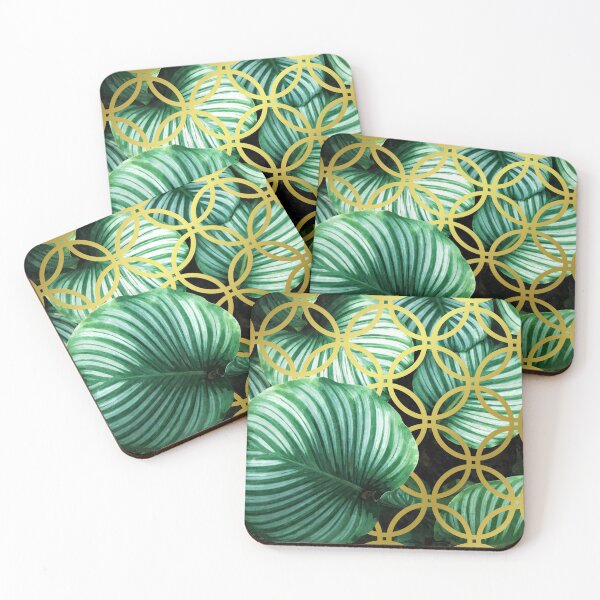 Item preview, Leaves Geometric Modern Illustration designed and sold by Alemi.