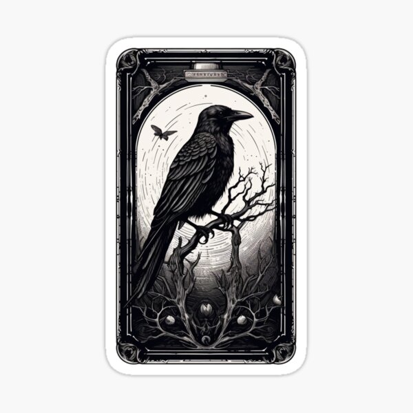 Item preview, Black raven crow designed and sold by Mateusz Majcherek.