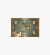 Avatar the Last Airbender Map Books 1-3 High Quality Art Board