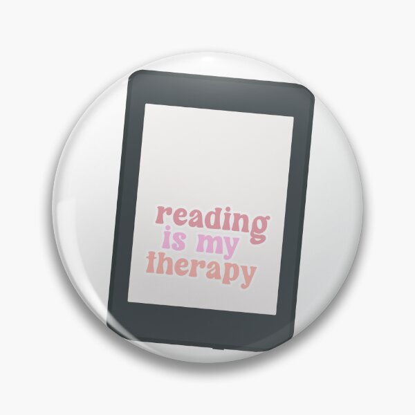 Item preview, Reading Is My Therapy Kindle Sticker | Escape through Literature designed and sold by ivaostrogonac.