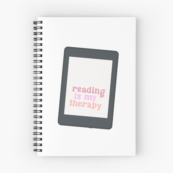 Item preview, Reading Is My Therapy Kindle Sticker | Escape through Literature designed and sold by ivaostrogonac.