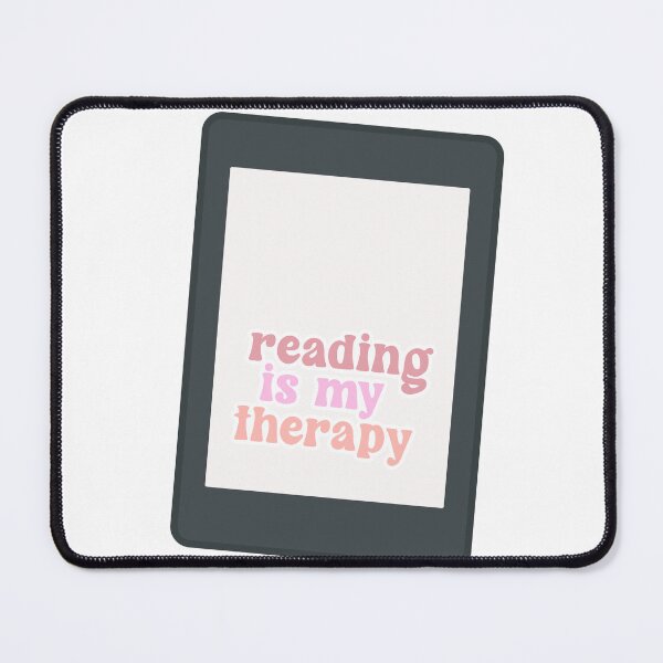 Item preview, Reading Is My Therapy Kindle Sticker | Escape through Literature designed and sold by ivaostrogonac.