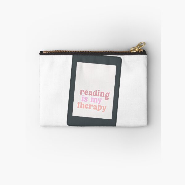 Item preview, Reading Is My Therapy Kindle Sticker | Escape through Literature designed and sold by ivaostrogonac.