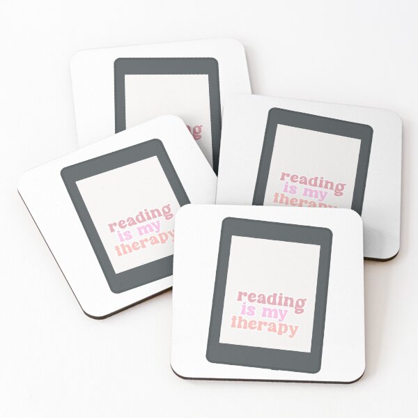 Item preview, Reading Is My Therapy Kindle Sticker | Escape through Literature designed and sold by ivaostrogonac.