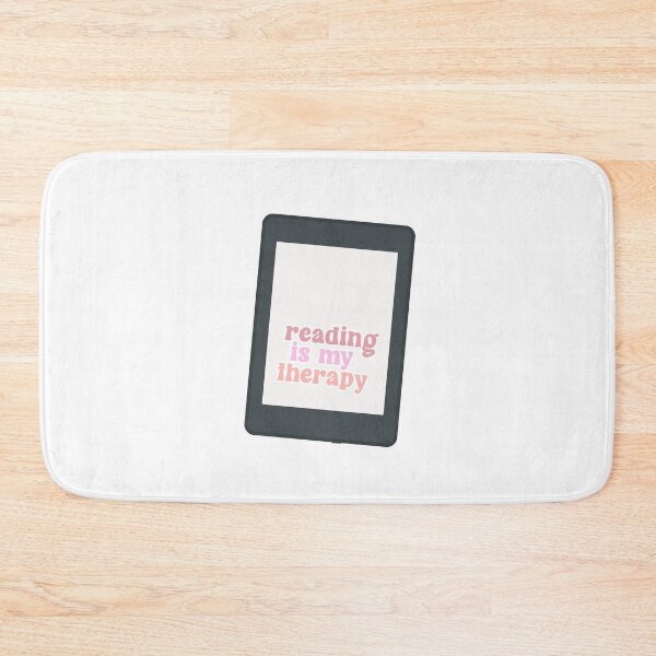 Item preview, Reading Is My Therapy Kindle Sticker | Escape through Literature designed and sold by ivaostrogonac.