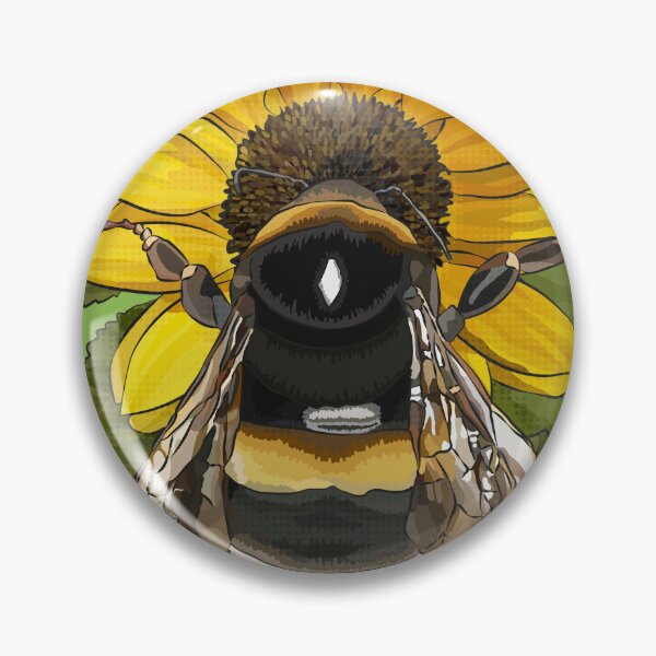 Item preview, Bumblebee on Flower by BeeFoxTree Lush Green designed and sold by BeeFoxTree.
