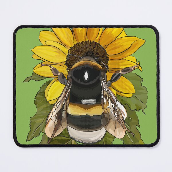 Item preview, Bumblebee on Flower by BeeFoxTree Lush Green designed and sold by BeeFoxTree.