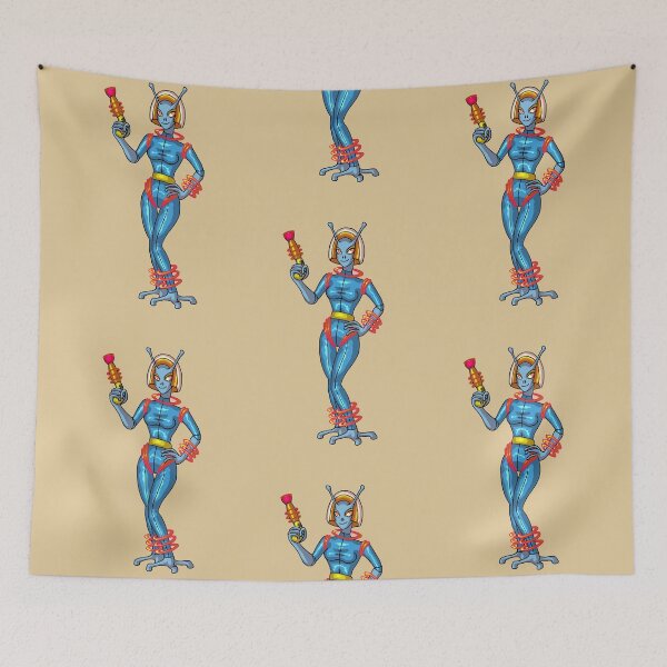 Item preview, Alien Woman with Ray Gun MONSTER GIRLS Series I designed and sold by angelasasser.