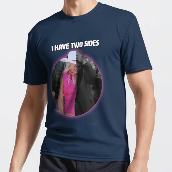 Womens I HAVE TWO SIDES: I FORGOR / I REMBER - funny meme V-Neck T-Shirt