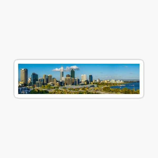 Item preview, Perth City Skyline, Western Australia designed and sold by rossacampbell.