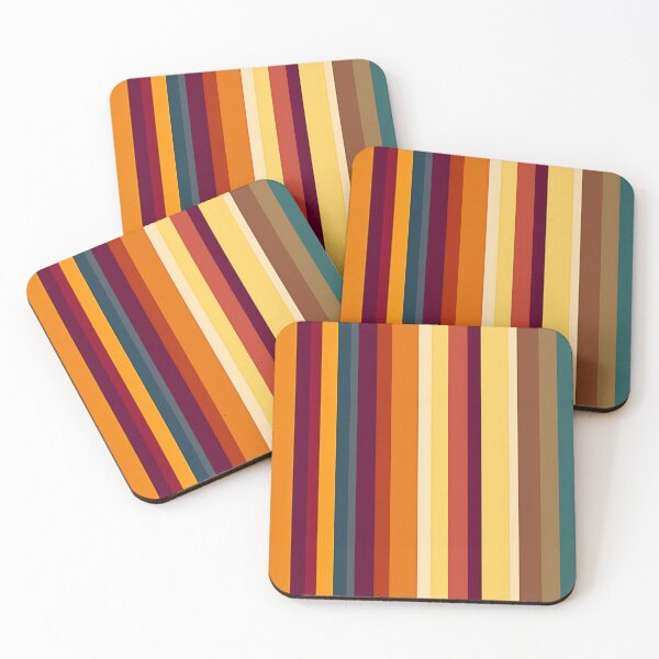 Item preview, Retro Vibrant Vertical Stripes Pattern designed and sold by Sturdust.