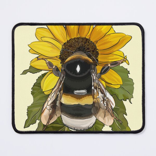 Item preview, Bumblebee on Flower by BeeFoxTree Spring yellow designed and sold by BeeFoxTree.