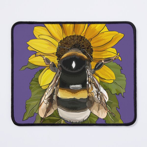 Item preview, Bumblebee on Flower by BeeFoxTree Ultraviolet, violet, purple designed and sold by BeeFoxTree.