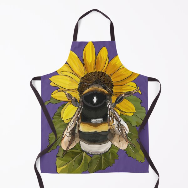 Item preview, Bumblebee on Flower by BeeFoxTree Ultraviolet, violet, purple designed and sold by BeeFoxTree.
