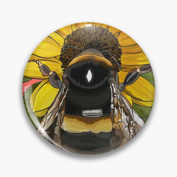 Item preview, Bumblebee on Flower by BeeFoxTree Coral designed and sold by BeeFoxTree.