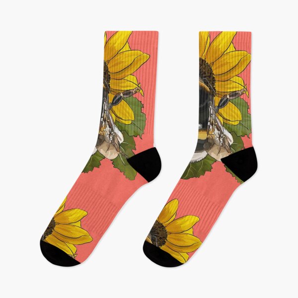 Item preview, Bumblebee on Flower by BeeFoxTree Coral designed and sold by BeeFoxTree.