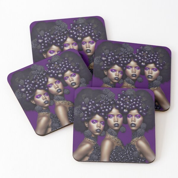 Item preview, [AI Art] Black Currant Twins, Disco Style designed and sold by Sissle.