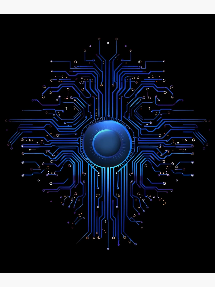 Thumbnail 3 of 3, Poster, Machine Learning AI Data Science Circuit Programmer Coder designed and sold by farhanhafeez.