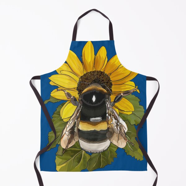 Item preview, Bumblebee on Flower by BeeFoxTree Classic Blue designed and sold by BeeFoxTree.