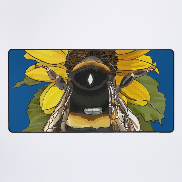 Item preview, Bumblebee on Flower by BeeFoxTree Classic Blue designed and sold by BeeFoxTree.
