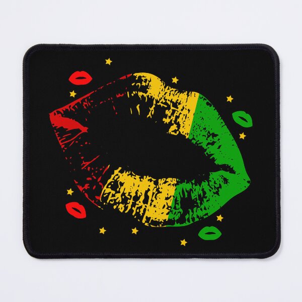 Item preview, Rasta Lipstick Kiss Lips designed and sold by HotHibiscus.