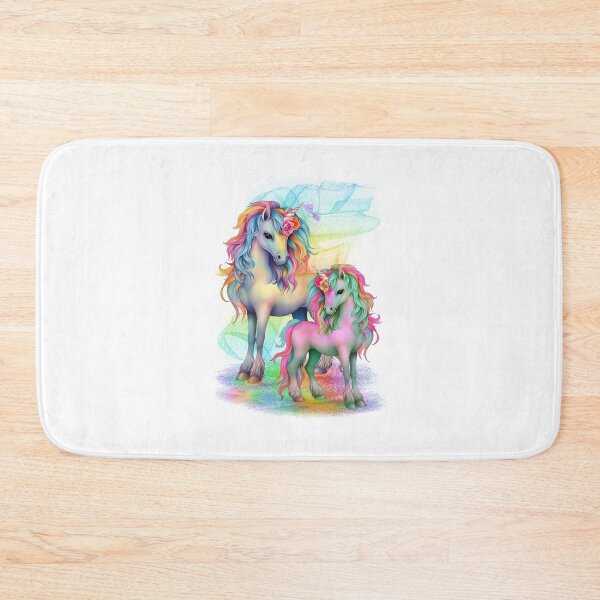Item preview, Two Magical Rainbow Unicorns designed and sold by LoneAngel.