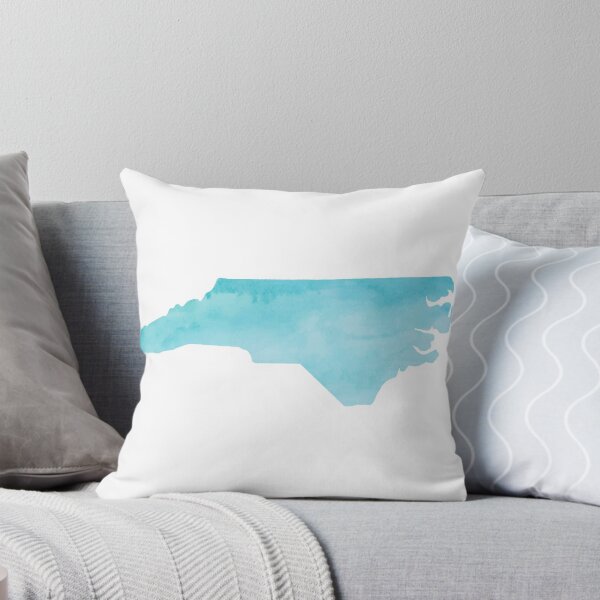 Item preview, Blue Watercolor North Carolina designed and sold by kevgib.