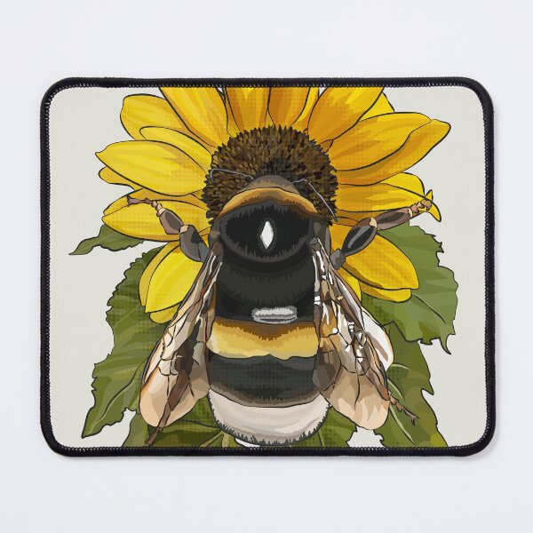 Item preview, Bumblebee on Flower by BeeFoxTree Cream designed and sold by BeeFoxTree.