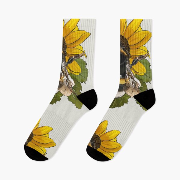 Item preview, Bumblebee on Flower by BeeFoxTree Cream designed and sold by BeeFoxTree.