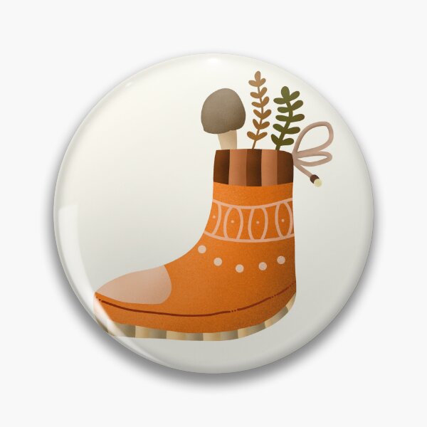 Item preview, Cozy floral shoe cottagecore and hygge sticker by DozyJov designed and sold by DozyJov.