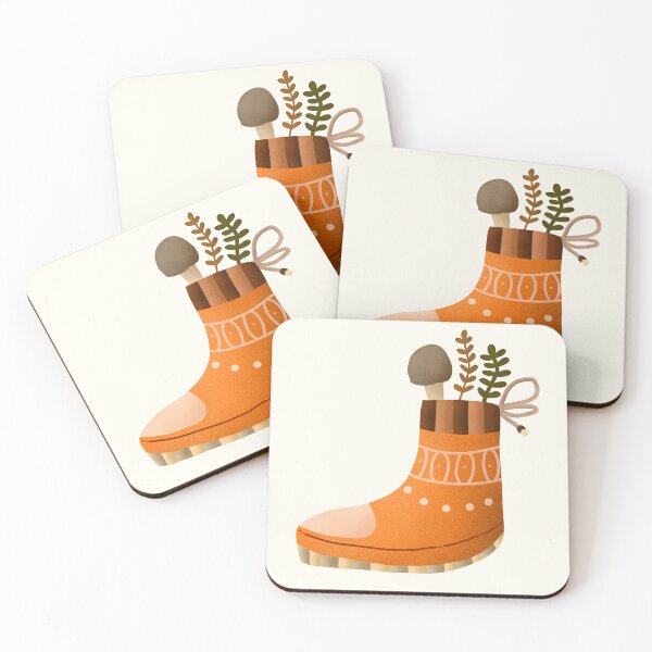 Item preview, Cozy floral shoe cottagecore and hygge sticker by DozyJov designed and sold by DozyJov.