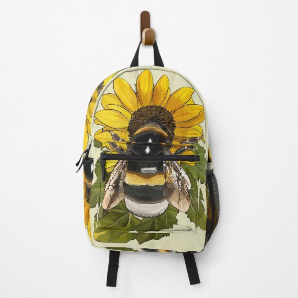 Item preview, Bumblebee on Flower by BeeFoxTree Pale Gold designed and sold by BeeFoxTree.