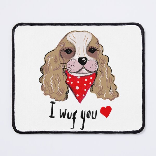 Item preview, Cavalier king charles spaniel love designed and sold by Anastasia-May.