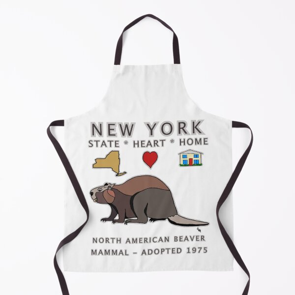 Artikelvorschau, New York – Nordamerikanischer Biber – Serie „Staat“, „Herz“, „Heimat“ – Staatssymbole entworfen und verkauft von Colleen Macomber.