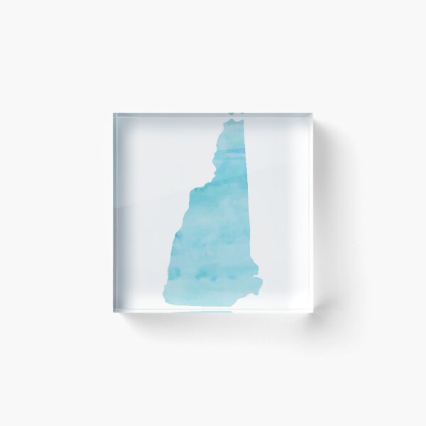 Item preview, Blue Watercolor New Hampshire designed and sold by kevgib.