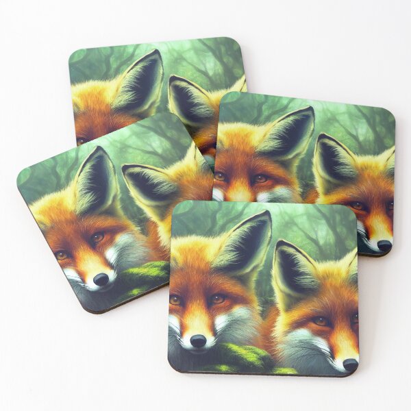 Item preview, Wild and Free Forest Foxes designed and sold by enchantedlife.
