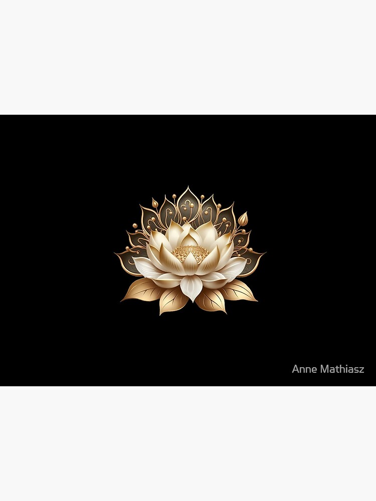 golden lotus logo design for tattoo corporate or company 12184775 Vector  Art at Vecteezy