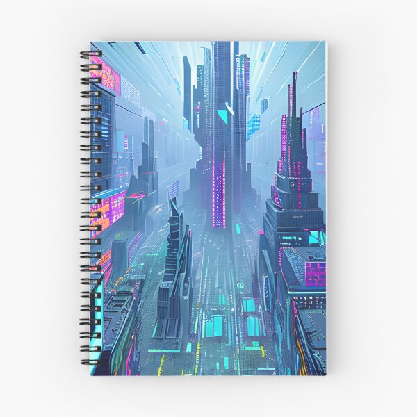 Item preview, Futuristic Cityscape Seamless Blend of Digital Realities and Glitch Art designed and sold by Akira Miyamoto.