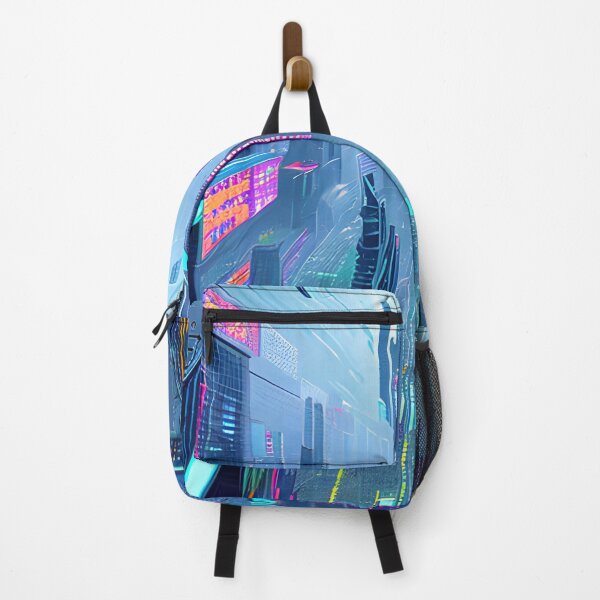 Item preview, Futuristic Cityscape Seamless Blend of Digital Realities and Glitch Art designed and sold by Akira Miyamoto.
