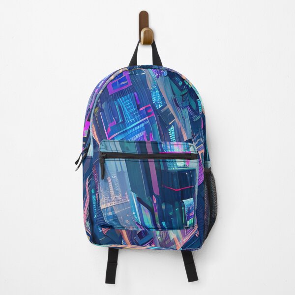 Item preview, Futuristic Cityscape Seamless Blend of Digital Realities and Glitch Art designed and sold by Akira Miyamoto.