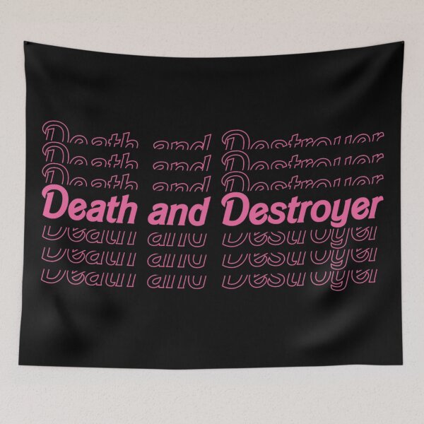 Item preview, Death and Destroyer Text Design  designed and sold by Harsh  Katariya.