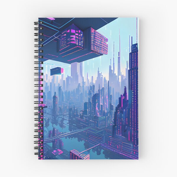 Item preview, Futuristic Cityscape Seamless Blend of Digital Realities and Glitch Art designed and sold by Akira Miyamoto.
