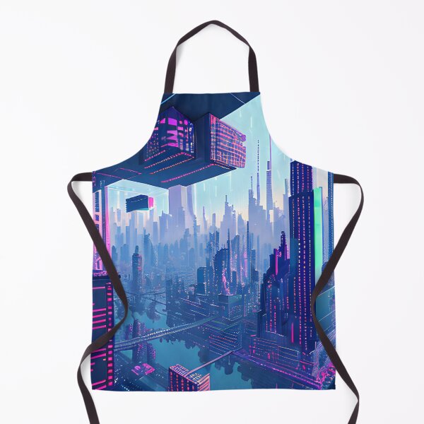 Item preview, Futuristic Cityscape Seamless Blend of Digital Realities and Glitch Art designed and sold by Akira Miyamoto.