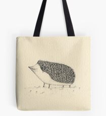 Monochrome Hedgehog Tote Bag