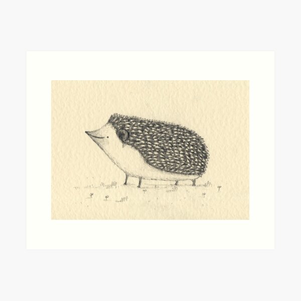 Item preview, Monochrome Hedgehog designed and sold by Sophie Corrigan.